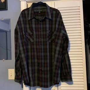 Beverly Hills Polo Club Men’s Plaid LS Shirt